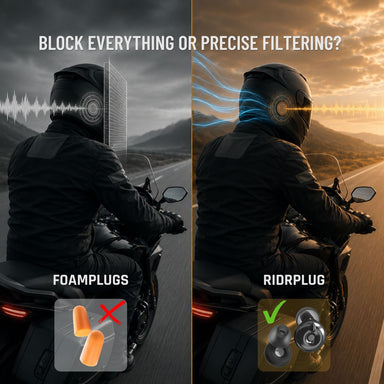 Ridrplug — Ride Longer. Hear Better. More Focus.